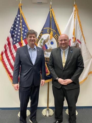 Rep. Schneider & Executive Director Miller