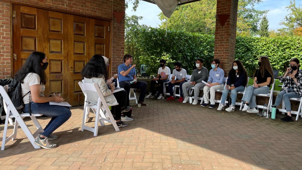 Tenth District high school students join Congressman Brad Schneider (IL 10) to learn about STEAM related opportunities at the Chicago Botanic Garden