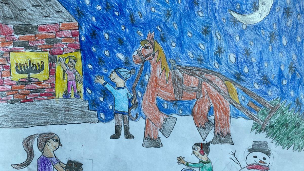 Lucille Holloway, a 5th grader at Prairie Elementary School in Buffalo Grove, designed the winning artwork