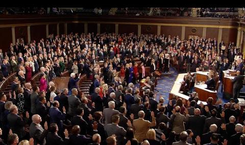 Members being sworn in. 