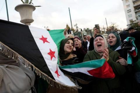 Syrians celebrate the end of the Assad regime,