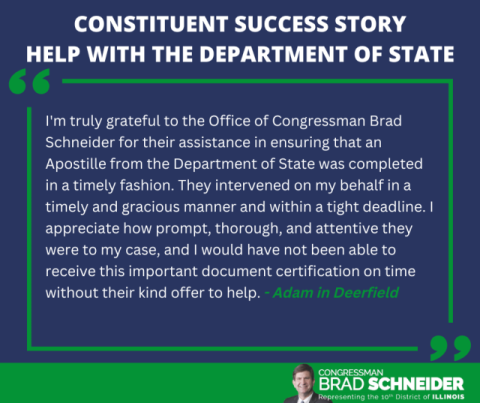 Constituent Success Story