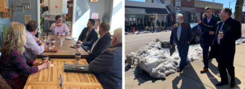 Walking through Antioch.