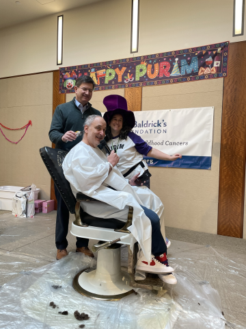 Brad Giving Out a Haircut