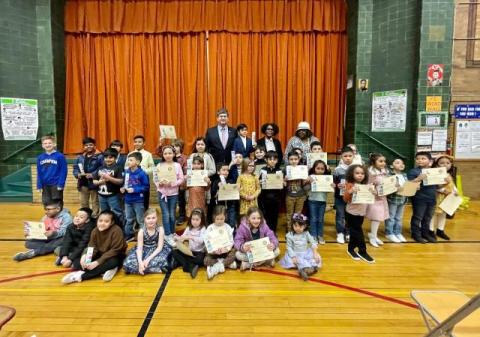 Rep. Schneider & Students