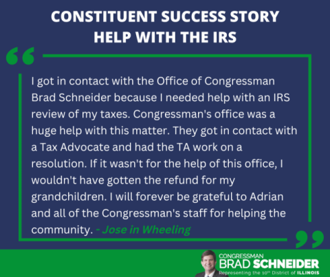Constituent Success Story