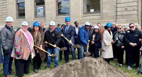 Congressman Schneider & Elected Officials Breaking Ground