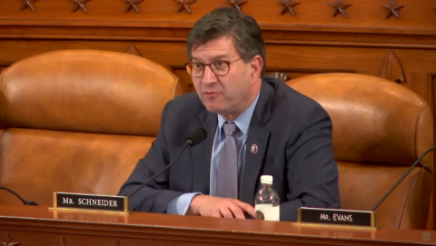 Rep Schneider at Hearing