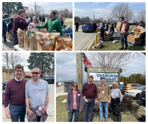 Collage of Food Bank Photos
