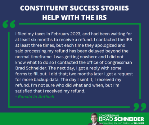Constituent Success Story