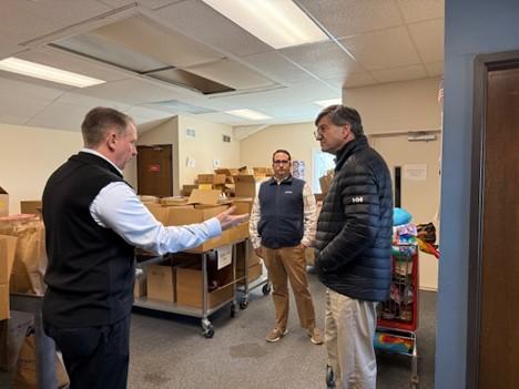 Preparing Holiday Care Packages at Vernon Township Food Pantry