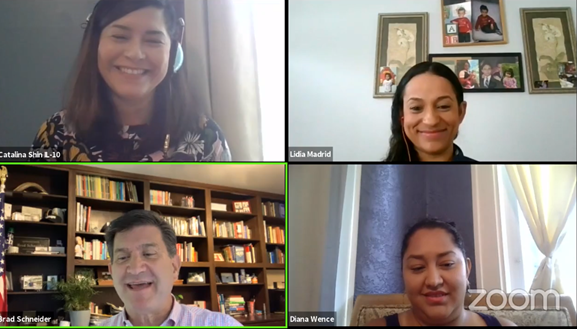 A photo of the Conversation participants