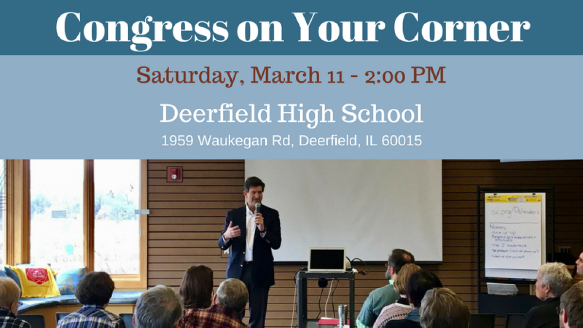Congress on Your Corner    Deerfield 