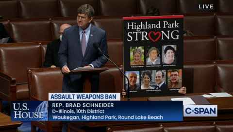 Brad speaking on the house floor. 