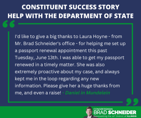 Constituent Success Story