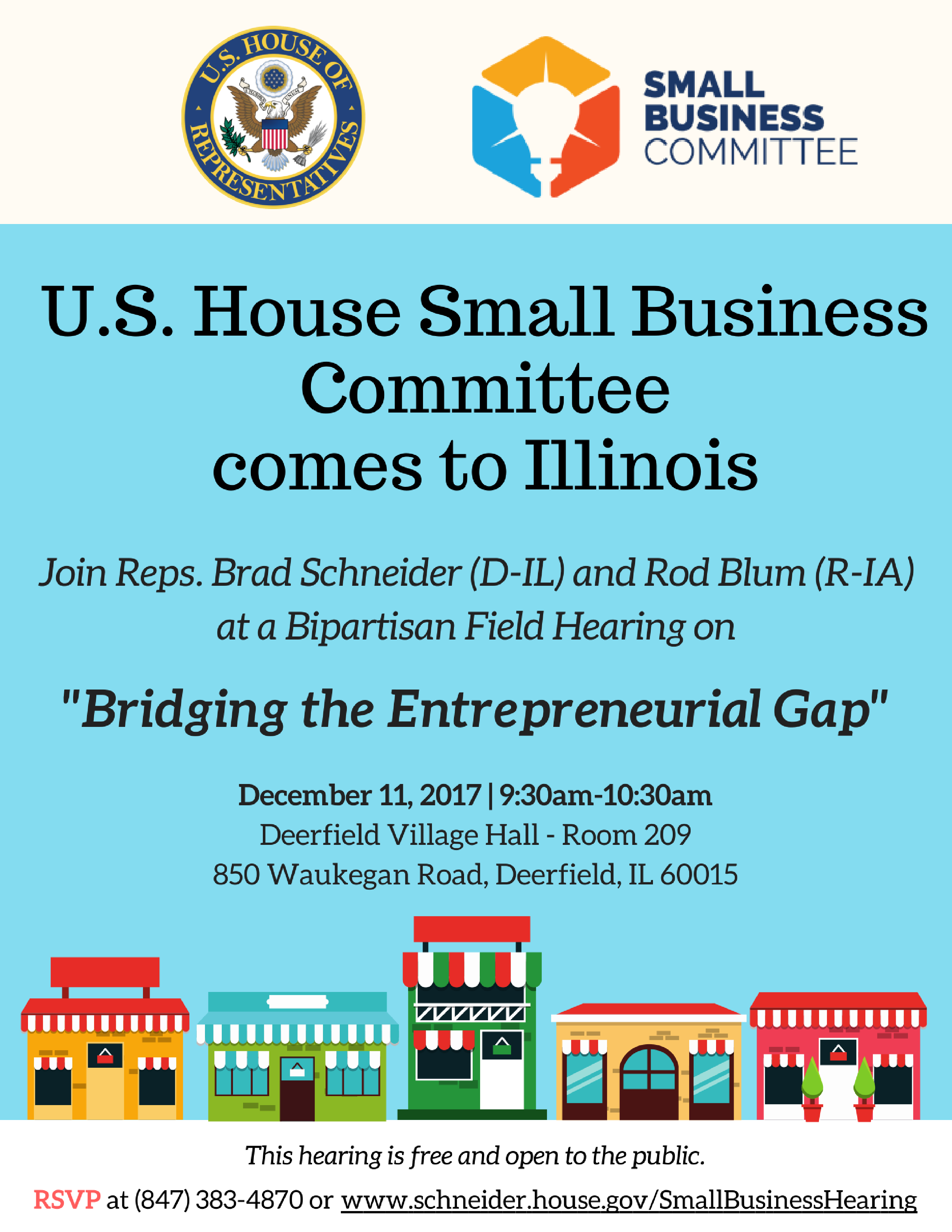 Small Business Cmte Field Hearing 12.11.17 